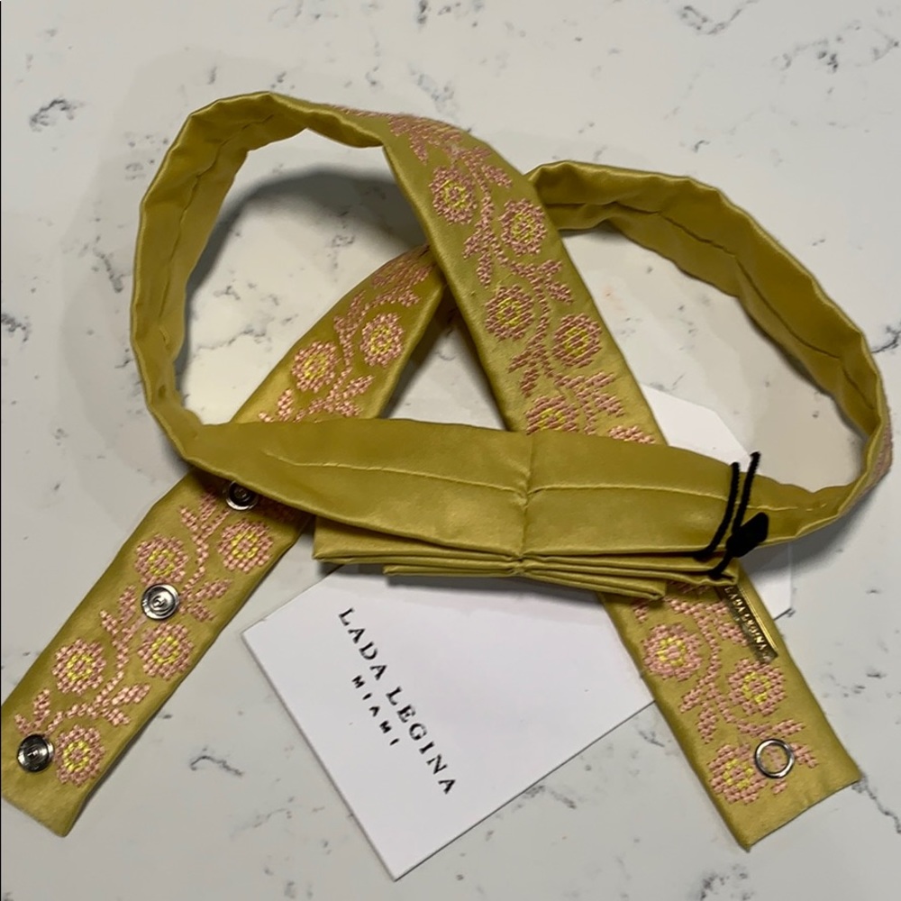 Silk embroidered belt - Picture 4 of 7